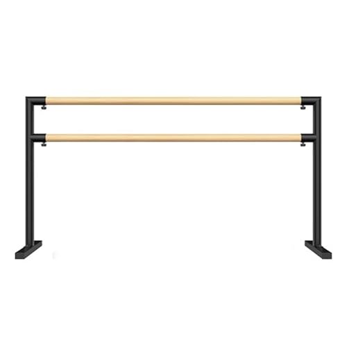 Ballettstange Tragbare Doppel-Ballettstange Für Erwachsene Und Kinder, Heim-Fitnessstudio, Stretching-Training, Fitness-Tanzstange, Freistehende Ballettstange, Mit Rutschfester Basis(Black,3.28 ft) von JCWGLY