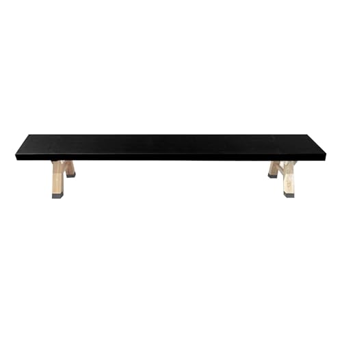 JCWGLY Balletequipment Massivholz-Tanzhocker, Ballett-Stretching-Gymnastik-Balance-Trainingsgerät, Stabile Und Hochbelastbare Tanzübungsbank(Black,2 m/6.56 ft) von JCWGLY