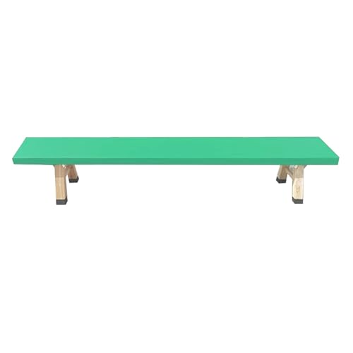 JCWGLY Balletequipment Massivholz-Tanzhocker, Ballett-Stretching-Gymnastik-Balance-Trainingsgerät, Stabile Und Hochbelastbare Tanzübungsbank(Green,1 m/3.28 ft) von JCWGLY