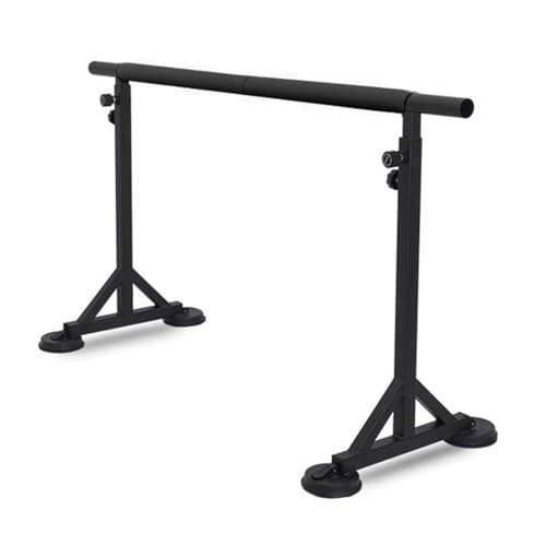 JCWGLY Ballettstange Tragbare Ballettstange Für Zu Hause Für Erwachsene, Höhenverstellbar 81–116 cm, Freistehende Tanzstange, Stabile Stretch-Gymnastik-Übungs-Ballettstange(Black,230 cm/7.54 ft) von JCWGLY