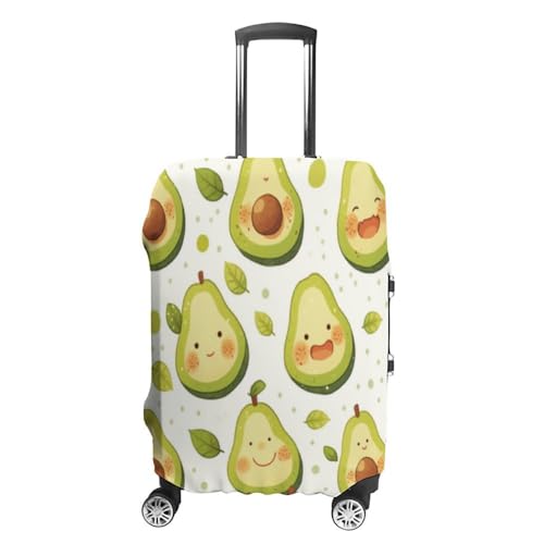 JCZVQPAB Avocado Gepäckabdeckung, Kofferabdeckung für Reisen,waschbar, elastisch, Kratzfest, Kofferschutz für Erwachsene,für 19-32 Zoll von JCZVQPAB