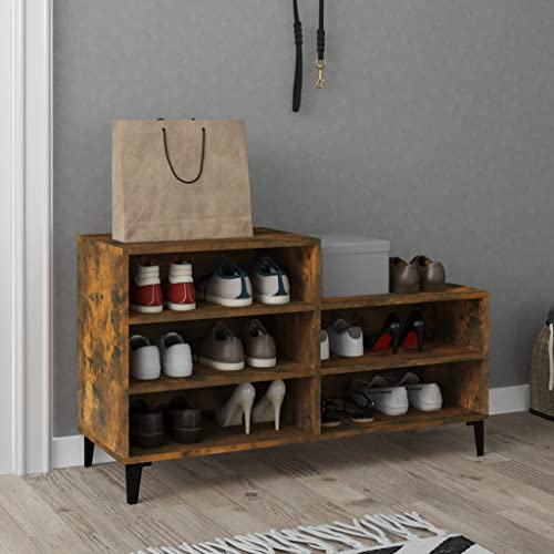 JDHSKCF Schuhregal aus Holz, Organizer für Eingangsbereich, Flur, weißer Schuhschrank mit ausreichend Stauraum, praktisches und Elegantes Design (102 x 36 x 60 cm) Selfless Dedication von JDHSKCF