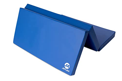 Jeflex - blaue klappbare Weichbodenmatte & Turnmatte 210 x 100 x 8 cm MADE IN GERMANY/faltbare Gymnastikmatte/platzsparende Fitnessmatte & faltbare Yogamatte/dicke Sportmatte für Kinderzimmer Jeflex - blaue klappbare Weichbodenmatte & Turnmatte 210 x 100 x 8 cm MADE IN GERMANY/faltbare Gymnastikmatte/platzsparende Fitnessmatte & faltbare Yogamatte/dicke Sportmatte für Kinderzimmer von Jeflex
