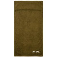 JELEX "100FIT" Fitness Handtuch mit Zip-Tasche armygrün von JELEX
