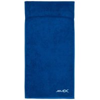 JELEX "100FIT" Fitness Handtuch mit Zip-Tasche royalblau von JELEX