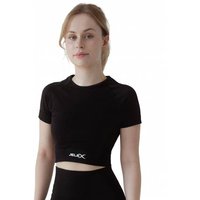 JELEX "Chiara" Damen Fitness Kurzarm Top schwarz von JELEX