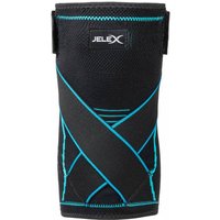 JELEX Knee Kompressions Kniebandage schwarz blau von JELEX
