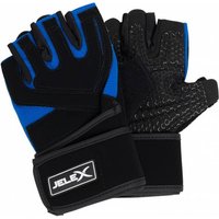 JELEX Power Premium gepolsterte Trainingshandschuhe schwarz-blau JELEX Power Premium gepolsterte Trainingshandschuhe schwarz-blau von JELEX
