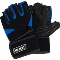 JELEX Power Premium gepolsterte Trainingshandschuhe schwarz-blau von JELEX