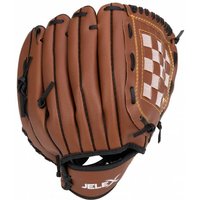 JELEX Safe Catch Baseball Handschuh links für Rechtshänder braun von JELEX