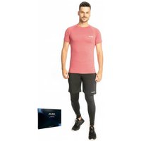JELEX Sportinator Herren Fitness-Set 3-tlg. bordeaux-schwarz JELEX Sportinator Herren Fitness-Set 3-tlg. bordeaux-schwarz von JELEX