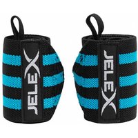 JELEX Strong Fitness Handgelenkbandagen schwarz-blau von JELEX