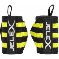 JELEX Strong Fitness Handgelenkbandagen schwarz-gelb JELEX Strong Fitness Handgelenkbandagen schwarz-gelb von JELEX