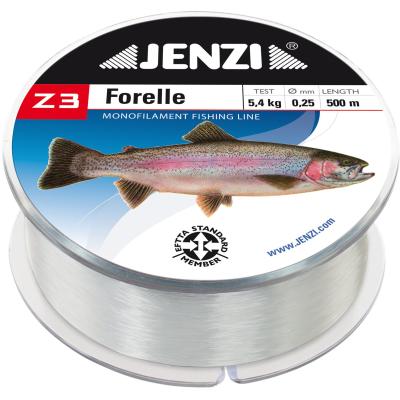 JENZI Z3 Line Forelle mit Fischbild 0,28mm 500m von JENZI