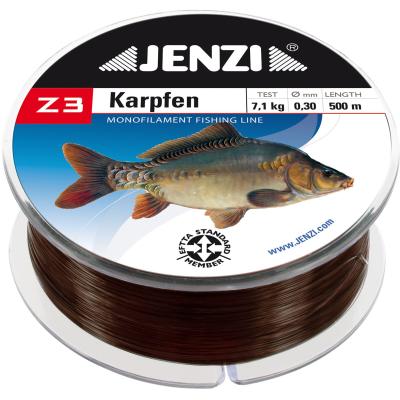 JENZI Z3 Line Karpfen mit Fischbild 0,25mm 500m von JENZI