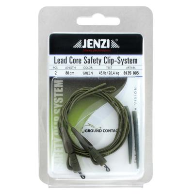 Jenzi Lead Core Safety Clip System grün von JENZI