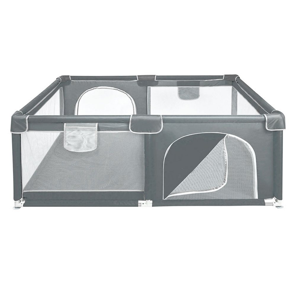 JEOBEST Laufgitter Laufstall Baby 160 x 120 x 66cm, Laufgitter baby mit atmungsaktivem Netz, Tragetasche JEOBEST Laufgitter Laufstall Baby 160 x 120 x 66cm, Laufgitter baby mit atmungsaktivem Netz, Tragetasche von JEOBEST