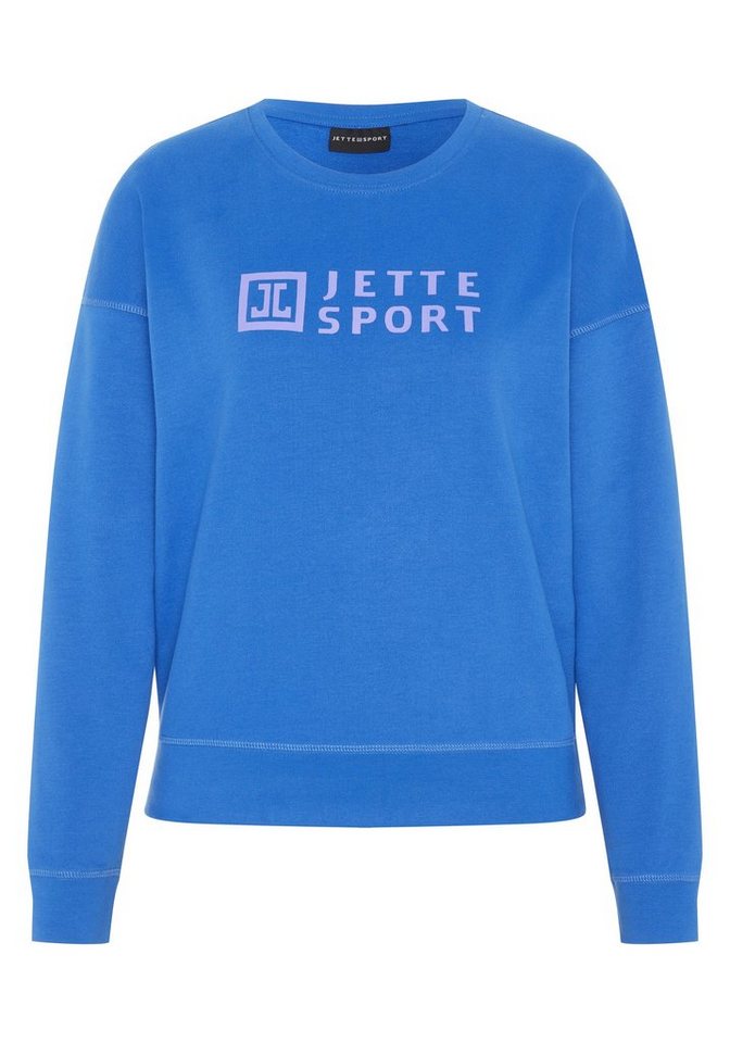 JETTE SPORT Sweatshirt im Label-Design von JETTE SPORT