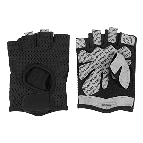 JEWEDECO 1 Paar Atmungsaktive Halbfinger Sport Und Radsporthandschuhe Für Herren rutschfeste Fitness Und Mountainbike Handschuhe Ideal Für Outdoor Aktivitäten Und Gymnastik von JEWEDECO