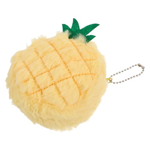 JEWEDECO Niedliche Ananas-geldbörse Für Kinder Weicher Plüsch-schlüsselanhänger Rucksack-aufhänger Aufbewahrungsspielzeug Neuheit Flauschig Klein JEWEDECO Niedliche Ananas-geldbörse Für Kinder Weicher Plüsch-schlüsselanhänger Rucksack-aufhänger Aufbewahrungsspielzeug Neuheit Flauschig Klein von JEWEDECO