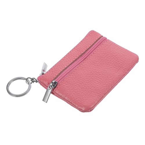 JEWEDECO Geldtasche Klein Damen Damen Geldbörse Aus Echtem Schlüsselanhänger Geldbeutel Elegante Kleine Ünztasche Für Frauen Praktisches Change Purse Mit Hochwertigem Design Kleine Geldbörse Damen von JEWEDECO