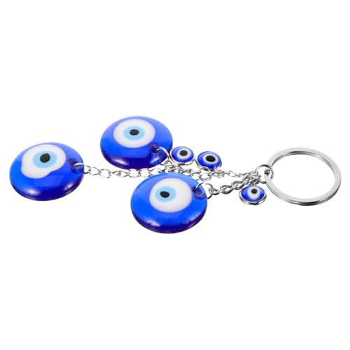 JEWEDECO Evil Eye Schlüsselanhänger Schutzengel Anhänger Perlen Dekoration Böser Blick Charms Taschenanhänger Dekorationszubehör von JEWEDECO