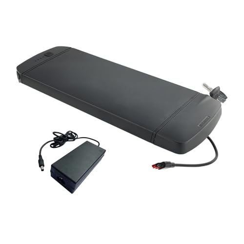 JHKJ 36V 10,5Ah 7,8Ah 9Ah 9,6Ah Fahrradbatterie 48V 7Ah E-Bike-Batterie für 250W-400W Motoren Kits 36V 48V Fahrrad-Gepäckträger Lithium-Ionen-Batterie mit USB-Anschluss und Rücklicht,36v10.5ah von JHKJ