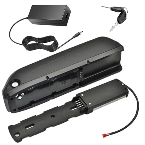 JHKJ 48-Volt-Lithiumbatterie 36 V 13 Ah 17,5 Ah 16 Ah E-Bike-Batterie 48 V 14 Ah 10,4 Ah Elektrofahrradbatterie mit Ladegerät + 4-poliger Anschluss für 350 W - 700 W Motoren,T Plug 36v13ah von JHKJ