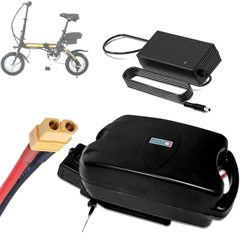 JHKJ 48V E-Bike Pedelec Akku 48V Frog Akku 48V 8Ah 10,4Ah 12,8Ah 15Ah Elektrofahrrad Lithium Akku mit BMS Schutzplatine für 350W 500W 750W Motoren Kit,48v10.4ah von JHKJ