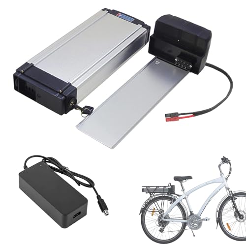 JHKJ E-Bike-Lithiumbatterie 36V 12Ah 15Ah 18Ah 20Ah 23Ah Elektro Fahrrad-Gepäckträgerbatterie 48V 12Ah 15Ah 18Ah 20Ah Mountainbike-Batterie mit Ladegerät für 400W-950W Motor,Anderson 36v18ah von JHKJ