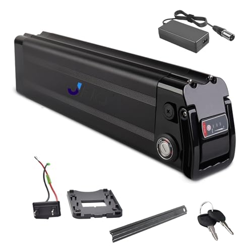 JHKJ Unterrohrbatterie 36 V 48 V Lithiumbatterie 15 Ah/20 Ah Li-lon-Batterie 48 V Lithium-Akkupack mit Ladegerät für 250 W-960 W Motor Faltbarer Ersatzakkupack,36v15ah von JHKJ