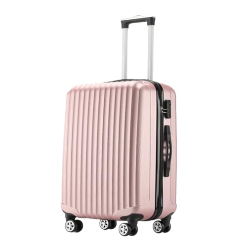 JHMYOB Koffer Robuster Und Langlebiger Gepäck-Trolley, Unisex Spring Festival Air Boarding Case, Modische Lenkrolle Koffer Hartschale(Gold,22in) von JHMYOB