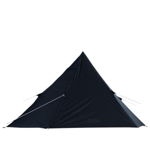 Tents Outdoor-Camping-Sonnenschutz for 3–4 Personen, Regen- Und Insektensicheres Zelt, Lässiges Schwarzes Sechseckiges Pyramiden-Gaze-Zelt Zelte von JHMYOB