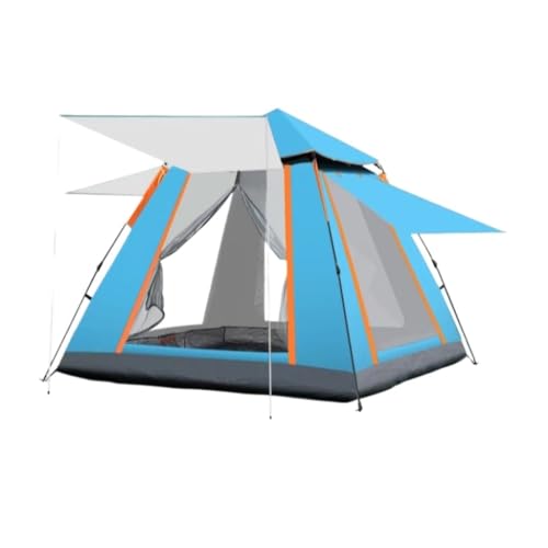 Tents Zelt Im Freien, Camping, Zusammenklappbar, Vollautomatisches Zelt, Sonnenschutz, Schnelles Öffnen, Belüftetes Zelt, Tragbares Zelt Zelte(Blue,B) von JHMYOB