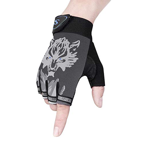 Jungen Halbfinger Handschuhe Fahrradhandschuhe Mädchen Fingerlos Fäustlinge Anti-Rutsch, Atmungsaktiv Sommer Gloves Sporthandschuhe Traininghandschuhe für Fahren Fitness Outdoor Motorrad Jungen Halbfinger Handschuhe Fahrradhandschuhe Mädchen Fingerlos Fäustlinge Anti-Rutsch, Atmungsaktiv Sommer Gloves Sporthandschuhe Traininghandschuhe für Fahren Fitness Outdoor Motorrad von JIAHG
