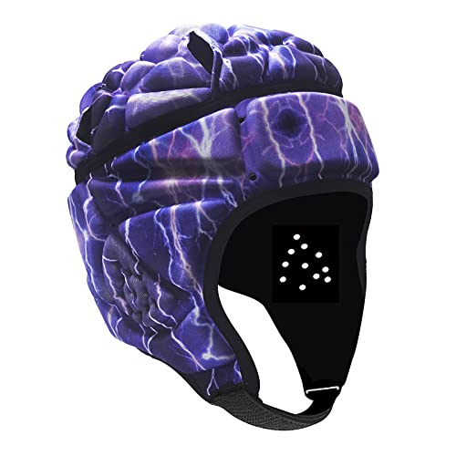 Rugby Helm Fußball Torwart Helm Tormann Torhüter Schutzhelm Verstellbarer Kopfschutz Fußballkopfschutz Kopfbedeckung Antikollisionskappe für Jugendliche Erwachsene Rugby Helm Fußball Torwart Helm Tormann Torhüter Schutzhelm Verstellbarer Kopfschutz Fußballkopfschutz Kopfbedeckung Antikollisionskappe für Jugendliche Erwachsene von JIAHG