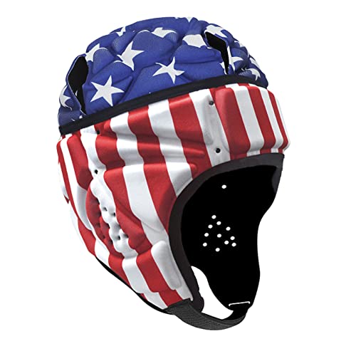 Rugby Helm Fußball Torwart Helm Tormann Torhüter Schutzhelm Verstellbarer Kopfschutz Fußballkopfschutz Kopfbedeckung Antikollisionskappe für Jugendliche Erwachsene Rugby Helm Fußball Torwart Helm Tormann Torhüter Schutzhelm Verstellbarer Kopfschutz Fußballkopfschutz Kopfbedeckung Antikollisionskappe für Jugendliche Erwachsene von JIAHG