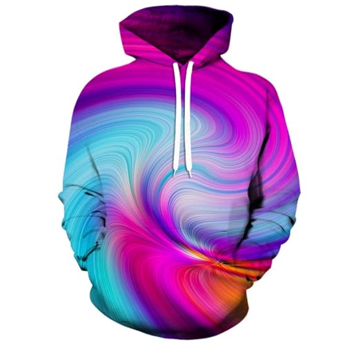 JIEDEDIAM Abstrakte Kunst bunt gestreift Hoodie 3D gedruckt Sweatshirt Männer Frauen Kinder Sweatshirt Sportbekleidung Jacke von JIEDEDIAM