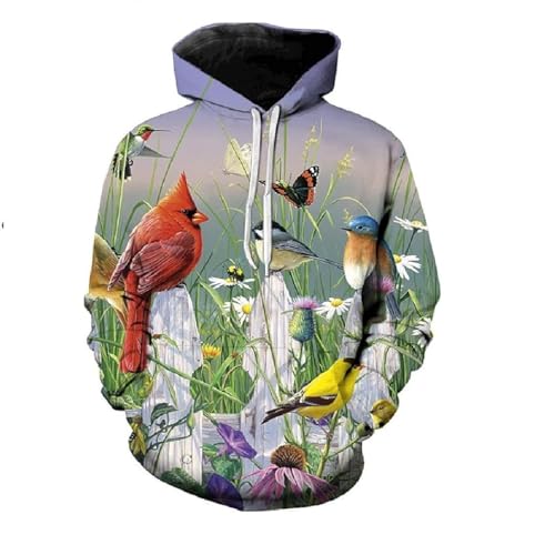 JIEDEDIAM Pflanze Vogel Schmetterling Papagei 3D Gedruckt Hoodie Männer Frauen Mode Kinder Pullover Mädchen Jacke Pullover Kleidung von JIEDEDIAM