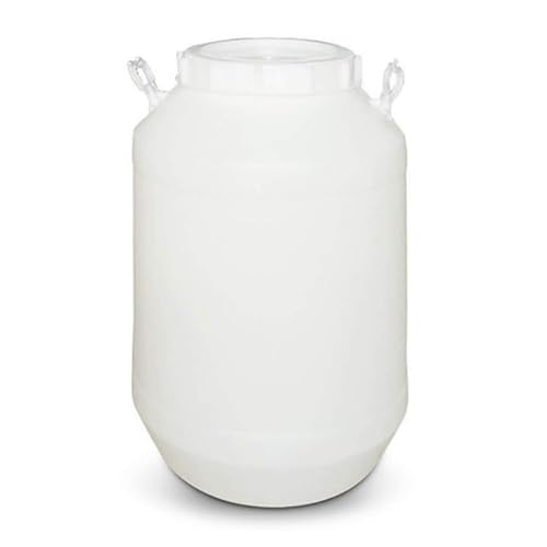 JIESOO 25L/30L/50L/60L Eimer Außenbereich Hause Wasserbehälter Camping Verdickter Wasserbehälter-Trommeldeckel, Plastikeimer Lebensmittelqualität,Großer Vorratstank, Eimer(60L) von JIESOO