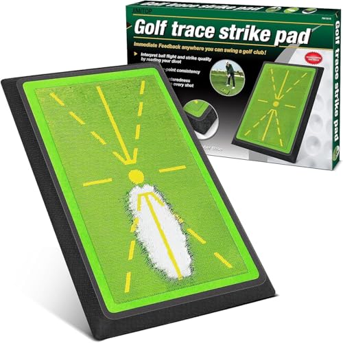 JIMITOP Golfschaukelmatte, 30,5 x 43,2 cm, breiter Pitchgabelschwungweg für Golf-Training, Golf-Indoor-Übung von JIMITOP