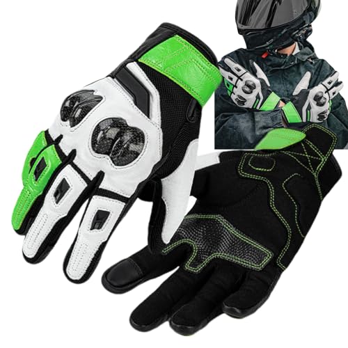 JINGAN Motorrad-Handschuhe, Touchscreen-Handschuhe, gepolstert, für Radfahren, Straßenreiten, stoßdämpfendes Motorradzubehör für den Außenbereich von JINGAN