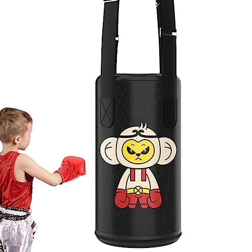 Robuste Boxsäcke – PU-Leder-Boxsack, robuster Drehball für Fitnessstudio und MMA, Muay Thai, Sport, Fitness, Speed-Bag Blase von JINGAN