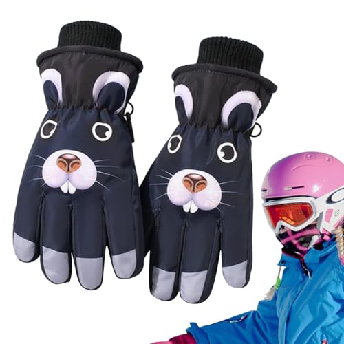 JINGLING Skihandschuhe Kinder,Kinder-Schneehandschuhe | rutschfeste warme Winterausrüstung zum Snowboarden | wasserdichte Winterhandschuhe, warme Jugendhandschuhe, Kinder-Winterhandschuhe, von JINGLING