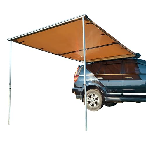 JINGSHIQIAOPL Auto Markise für Camping, Einziehbare Markise Auto mit Einstellbarer Höhe, für SUV, MPV, Fließheckwagen(200 * 300cm/79 * 118inch) von JINGSHIQIAOPL