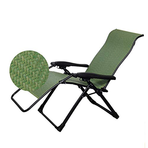 JINMUXUAN Atmungsaktive Rückenlehne, tragbarer Zero-Gravity-Stuhl, bequemer Liegestuhl für Strand, Terrasse, Büro, Mittagspause, Nickerchen, Grün, doppelter Komfort (grün) Beauty Comes von JINMUXUAN