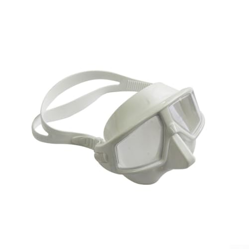 Einfach zu tragen, leichtes Material, Schnorchelbrille, Weitsicht-Tauchausrüstung (weiß) von JINSBON