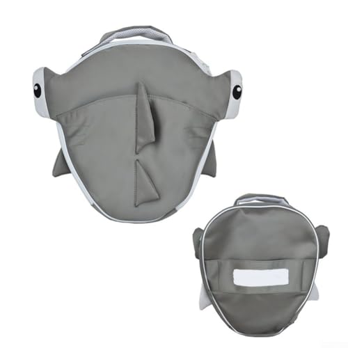 JINSBON Atemregler-Tasche, mehrere Taschen, innen mit Schaumstoff gepolstert, wasserdichtes Material (grau) von JINSBON