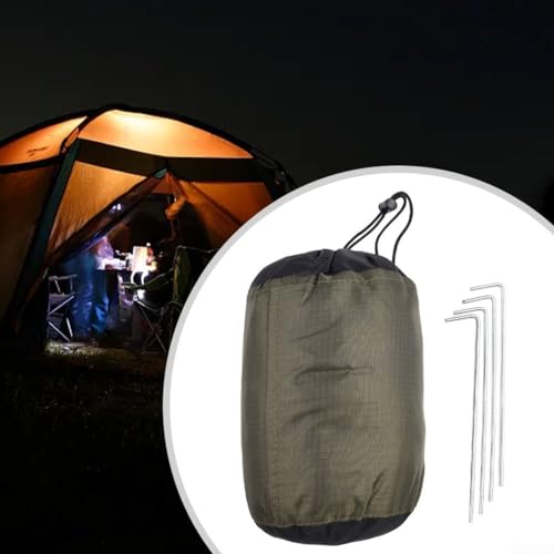 Mesh Camping Zelt, wasserabweisend, geeignet für Wandern, Rucksackreisen, Angeln (grün) von JINSBON