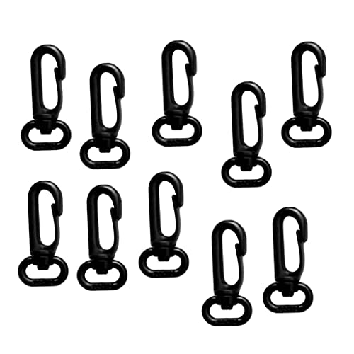 JISADER 10 Stück Karabiner Karabinerhaken Kunststoffkarabiner mit Drehgelenk für JISADER 10 Stück Karabiner Karabinerhaken Kunststoffkarabiner mit Drehgelenk für von JISADER